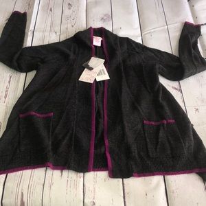 Design History!  Kids fushcia tipped shrug